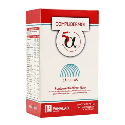Panalab - Complidermol 5 Alfa 60 cápsulas