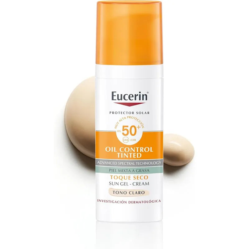 Eucerin Sun Face Oil Control Tono Claro SPF 50+