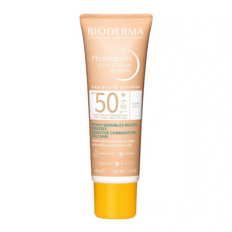 Bioderma Photoderm Cover Touch Sun Active Defense SPF 50+ Tono Claro