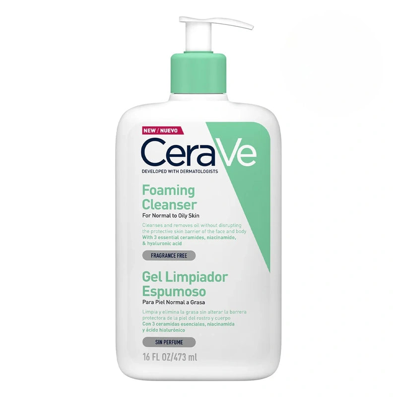 CERAVE GEL LIMPIADOR ESPUMOSO 473 ML