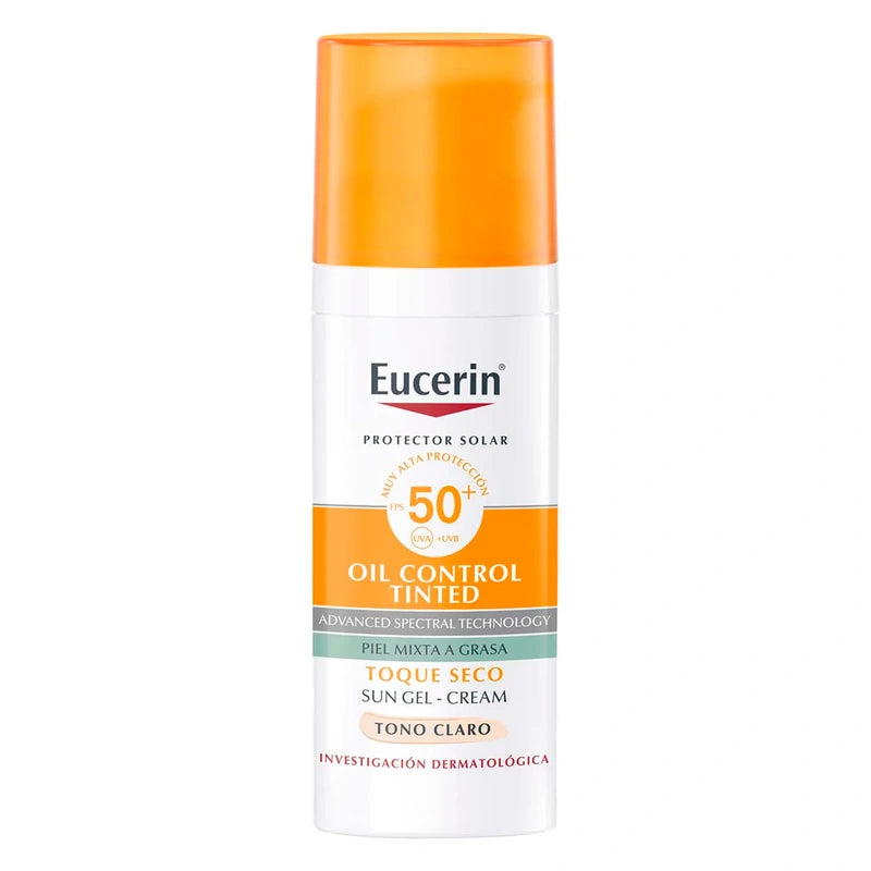Eucerin Oil Control Tinted FPS 50+ Tono Claro 50 ml