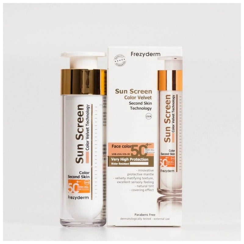 Frezyderm Sun Screen Color Velvet Face Color Spf50+ 50 Ml