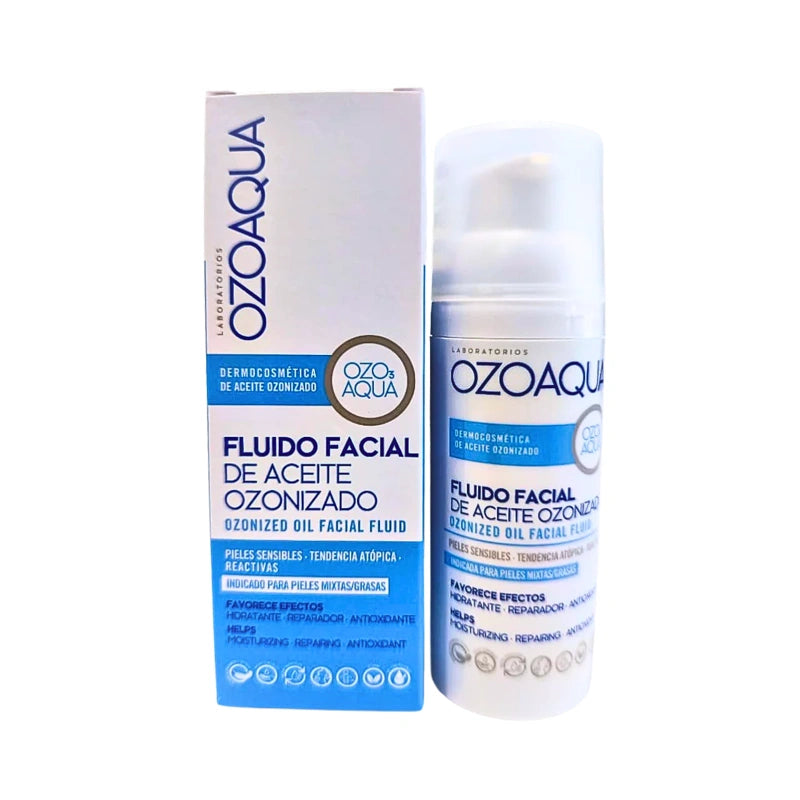 OZOAQUA - FLUIDO FACIAL DE ACEITE OZONIZADO